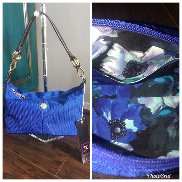 JPK Paris 75 Handbags - JPK Paris 75 Parisian Blue Shoulder Bag - NWT